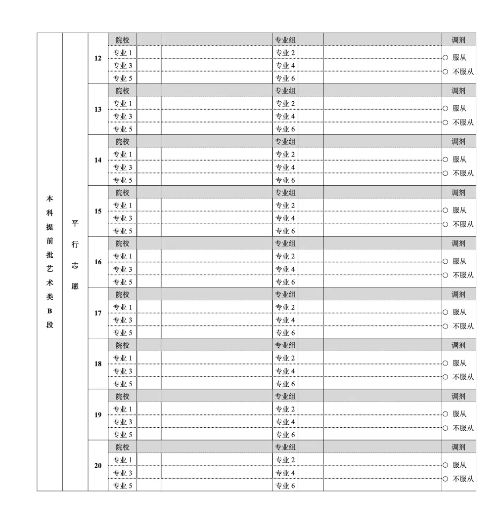 北京市2024年普通高等学校招生志愿填报须知