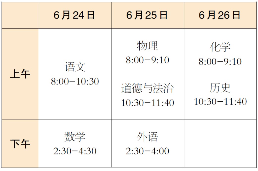 2024年中招计划说明