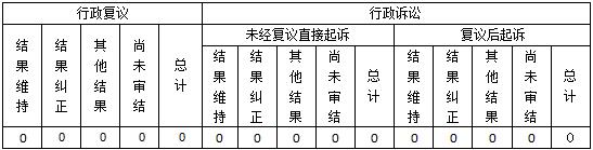 政府信息公开行政复议、行政诉讼情况